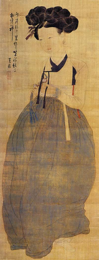 신윤복 미인도 (Portrait of a Beauty)